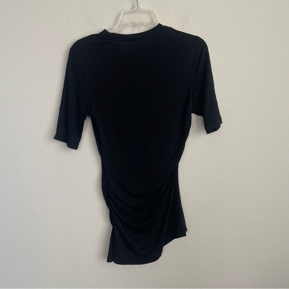 JACQUEMUS Stretch Short Sleeve Blouse Lyocell Shirt - Picture 6 of 8